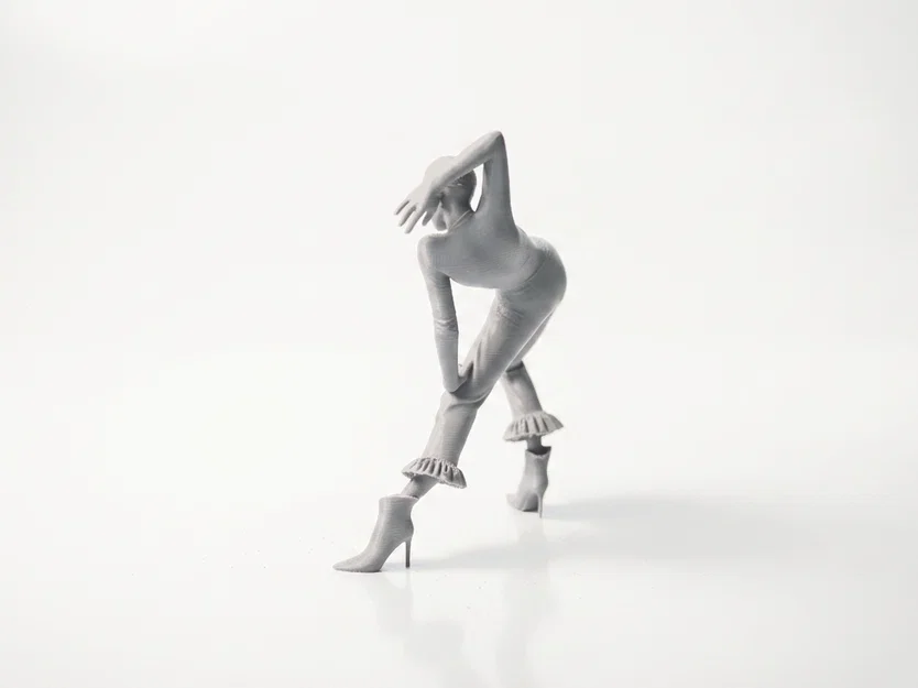 Mô hình tượng nữ thời trang Fashion Girl - File in 3D - Image 4