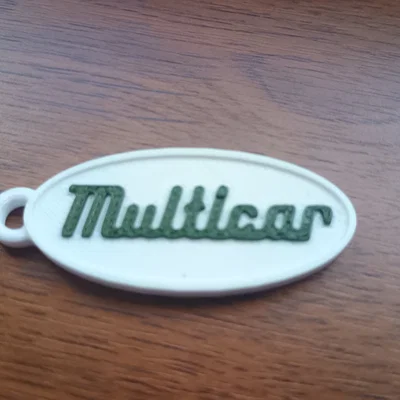 Móc khóa Multicar in 3D – Phụ kiện cá tính cho người đam mê xe