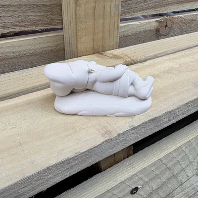 Mô hình chú lùn lười biếng - Lazy Gnome trang trí