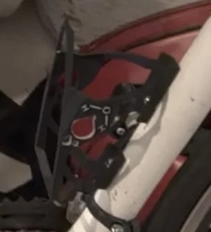 Gọng gắn bình nước xe đạp (Bike Water Bottle Cage H2O) in 3D - Image 3