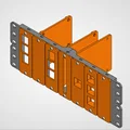 Bộ tấm gắn 2U cho Raspberry Pi và Keystone vào tủ rack 10 inch - Thumbnail 1