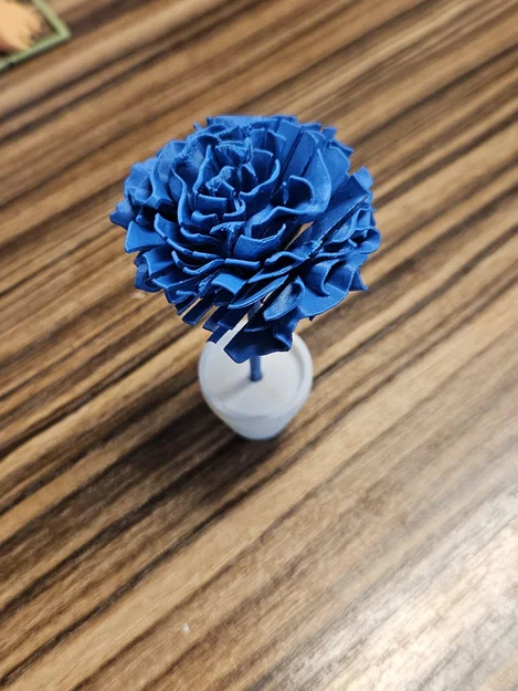 Mô hình 3D Flower kitcard - Hoa cẩm chướng / Nelke - Image 4