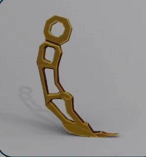 Roblox Rivals - Mô hình dao Karambit phiên bản Vàng / Champions - Image 1