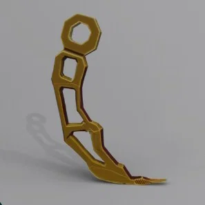 Roblox Rivals - Mô hình dao Karambit phiên bản Vàng / Champions