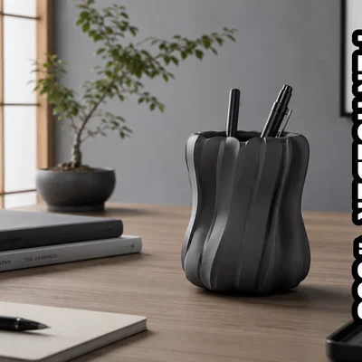 Pen Holder #003 – Đồ đựng bút in 3D cho bàn làm việc