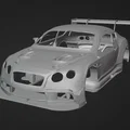 Mô hình vỏ xe Bentley Continental GT3 cho xe điều khiển từ xa RC - Thumbnail 1