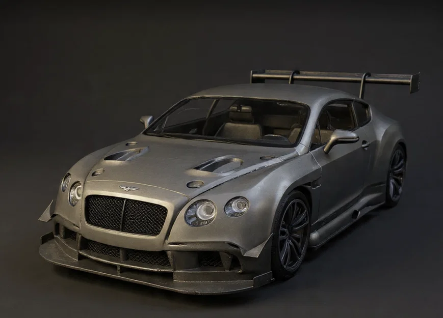 Mô hình vỏ xe Bentley Continental GT3 cho xe điều khiển từ xa RC - Image 2