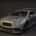 Mô hình vỏ xe Bentley Continental GT3 cho xe điều khiển từ xa RC - Thumbnail 2