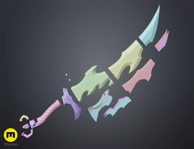 Mô hình in 3D Knight Killer Dagger từ Solo Leveling - Image 14