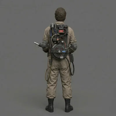 Mô hình 3D Peter Venkman (Ghostbusters 1984) chi tiết cho fan