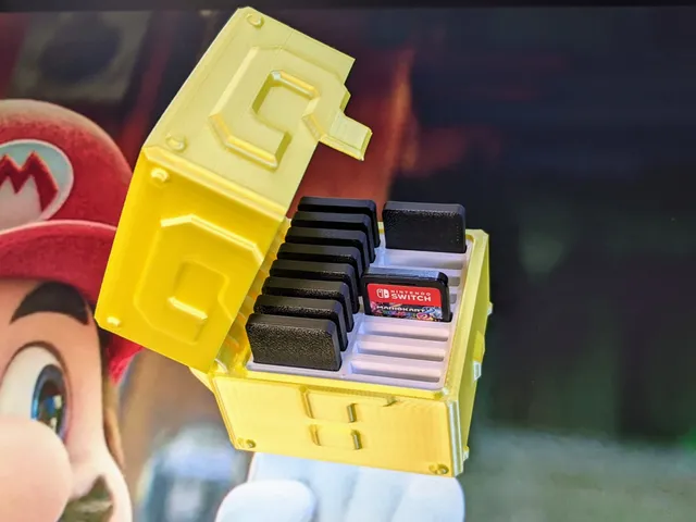 Hộp đựng băng game Nintendo Switch phong cách Mario Question Block - Image 1