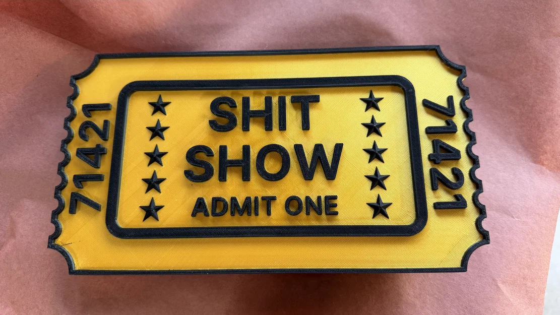 Vé "Shit Show" và dụng cụ hỗ trợ lắp đặt - Image 1