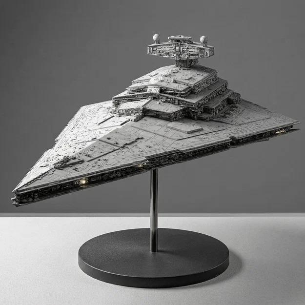Mô hình in 3D Imperial Star Destroyer - Tàu chiến Star Wars đẹp mắt - Image 1