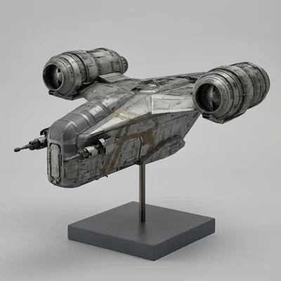 Mô hình in 3D tàu Razor Crest từ Star Wars cực chi tiết