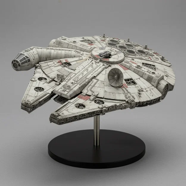 Mô hình 3D phi thuyền Millennium Falcon - Star Wars cho fan sưu tầm - Image 1