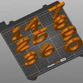 Bộ số cắm bánh sinh nhật có lỗ gắn nến - Thumbnail 1