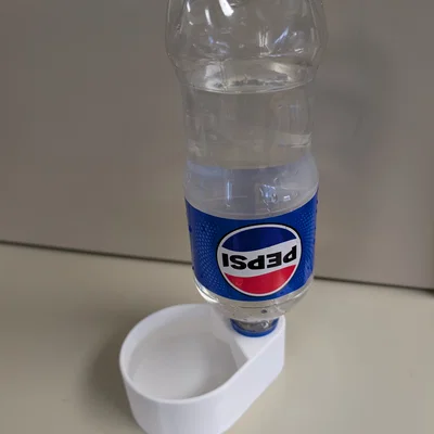 Khay uống nước tự động cho gà từ chai nhựa (In 3D dễ dàng)