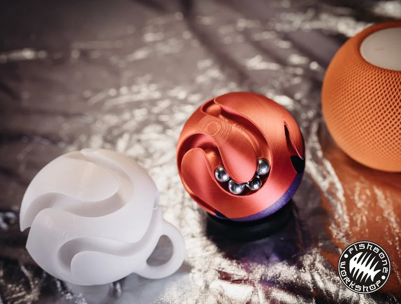 Quả Cầu Marble Orb - Đồ chơi Fidget (có hoặc không có móc khóa) - Image 1
