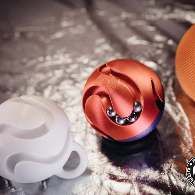 Quả Cầu Marble Orb - Đồ chơi Fidget (có hoặc không có móc khóa)