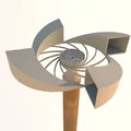 Cối Xay Gió Turbine V2 / Chuông Gió / Tùy Chọn Bạc Đạn - Thumbnail 4