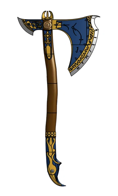 Mô hình rìu Leviathan Axe - God of War - Image 1
