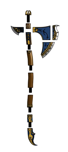 Mô hình rìu Leviathan Axe - God of War - Image 2