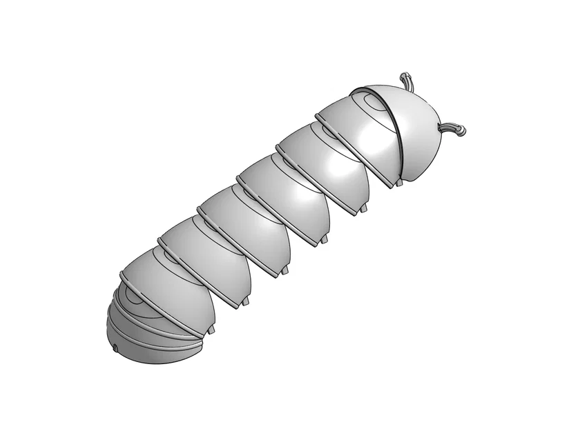 Mô hình con cuốn chiếu (Pillbug) có khớp nối siêu đáng yêu - Image 7