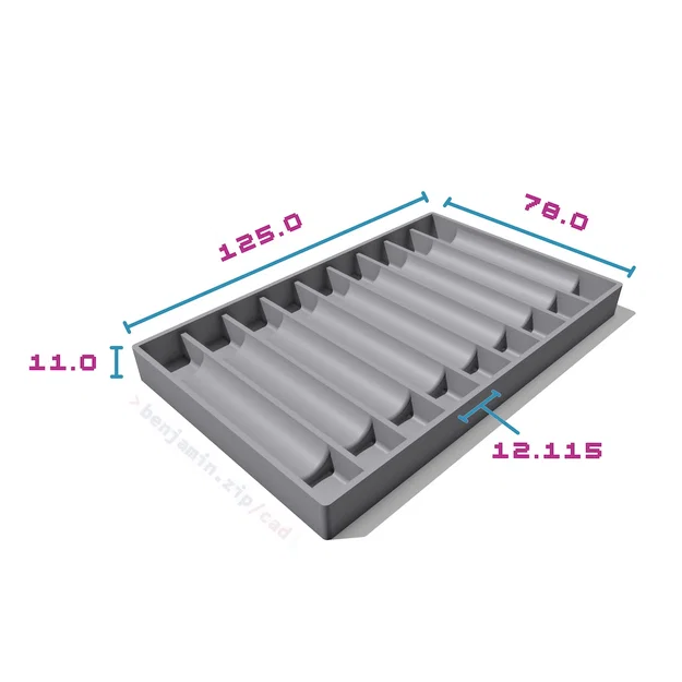 Khay Mini Đựng Phấn Màu Dầu (Tối ưu cho ngăn kéo Bisley Multidrawer) - Image 6
