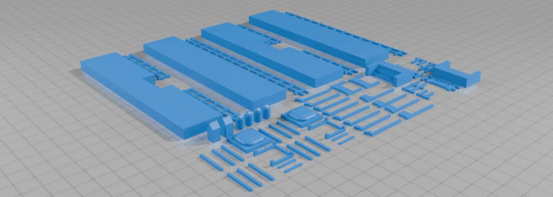 Sân ga mô hình N Scale kiểu Metra (Bản cũ) - Image 1