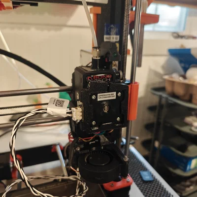 Ngàm gắn accelerometer thay thế cho Bondtech trên máy Prusa