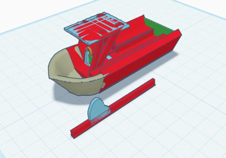 Mô hình tàu thủy (Boat) - Thiết kế in 3D đơn giản, ấn tượng - Image 1