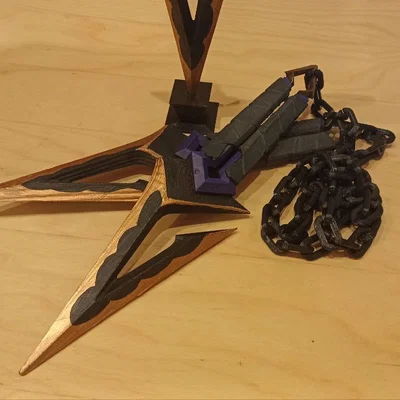 Mô hình dao Kunai Valorant 3D – Phụ kiện cosplay cực chất