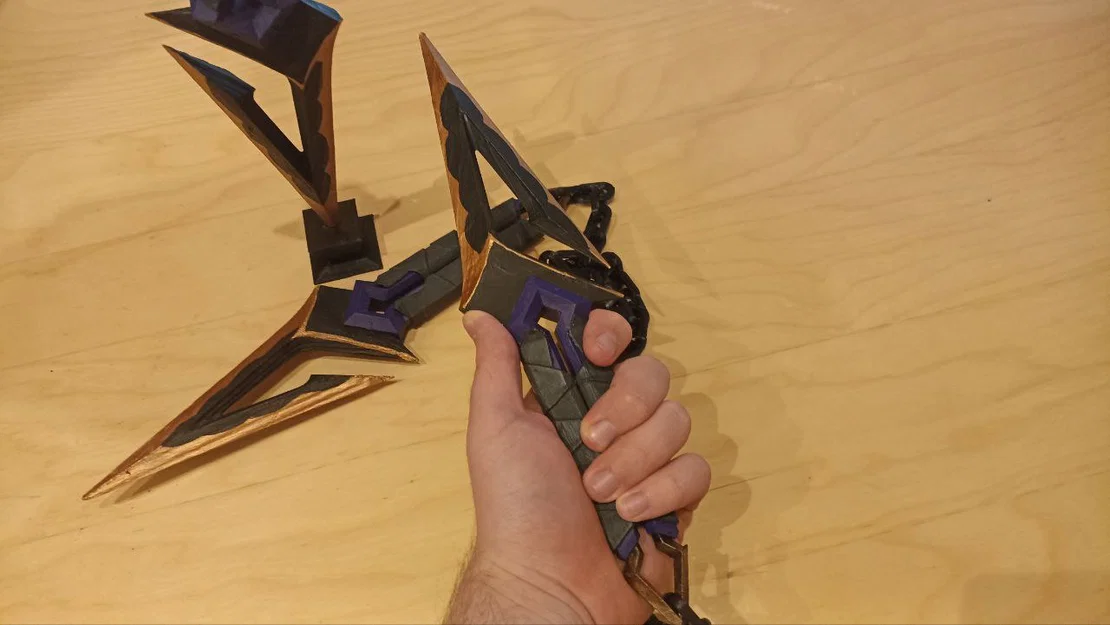 Mô hình dao Kunai Valorant 3D – Phụ kiện cosplay cực chất - Image 2