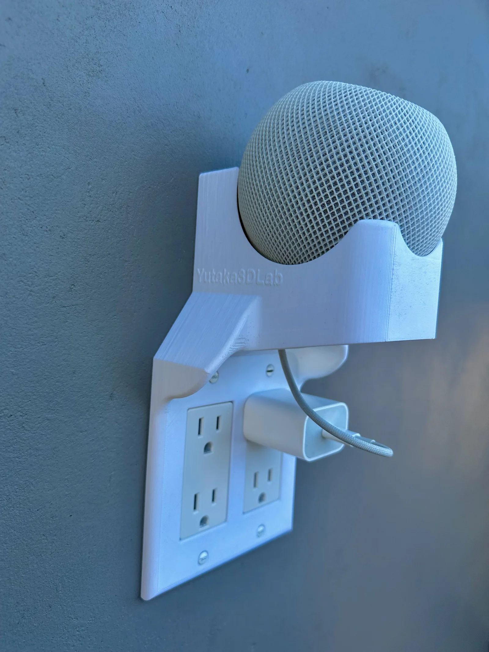 Giá treo tường HomePod Mini cho ổ cắm 2-Gang Decora | Tích… 1