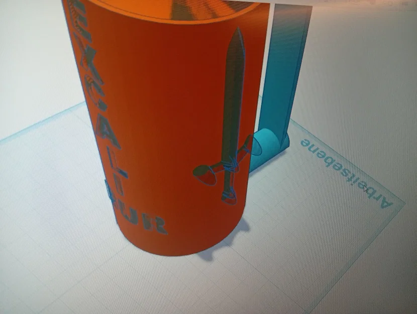 Giá đỡ lon nước 3D phong cách kiếm Excalibur độc lạ - Image 1