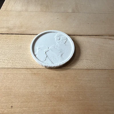 Đồng xu 3D Regulation Coin - Mô hình trang trí độc đáo