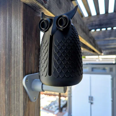 Cành đậu dành cho mô hình chú cú phát ra tiếng kêu wind chime