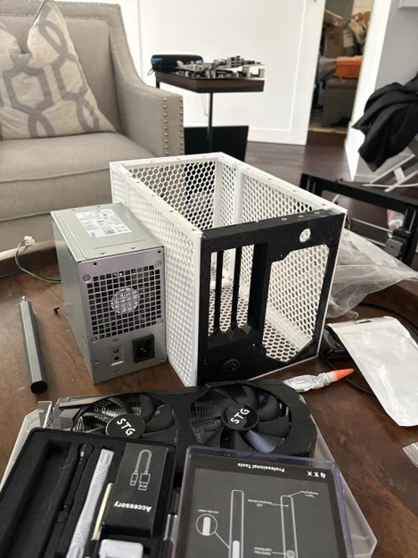Case 3D in cho ADT-Link eGPU - Thiết kế vỏ case eGPU tiện lợi - Image 1