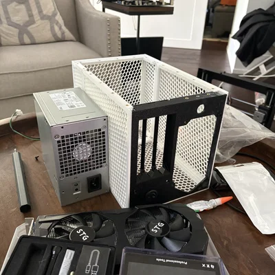 Case 3D in cho ADT-Link eGPU - Thiết kế vỏ case eGPU tiện lợi