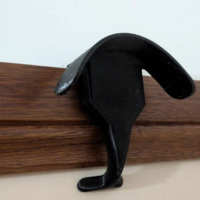 Móc treo nón cho đường ray tranh (Picture Rail Hat Holder)