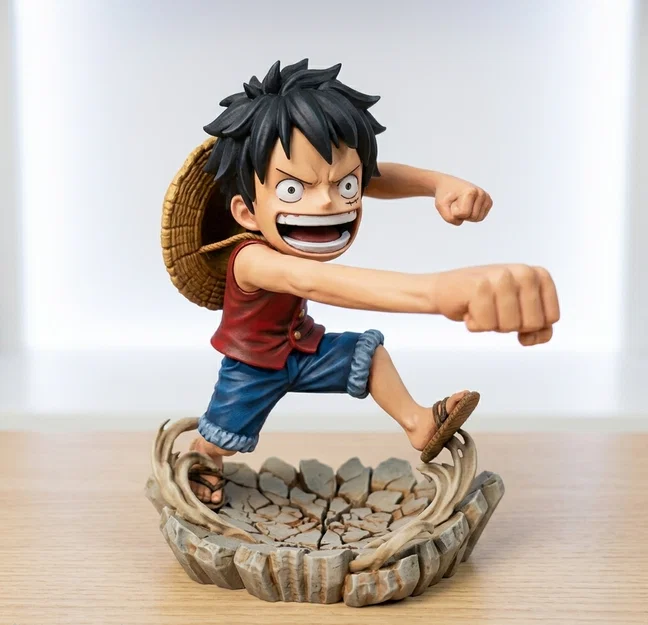 [Độc quyền Maker World] Mô hình Monkey D. Luffy phiên bản trẻ - Image 1