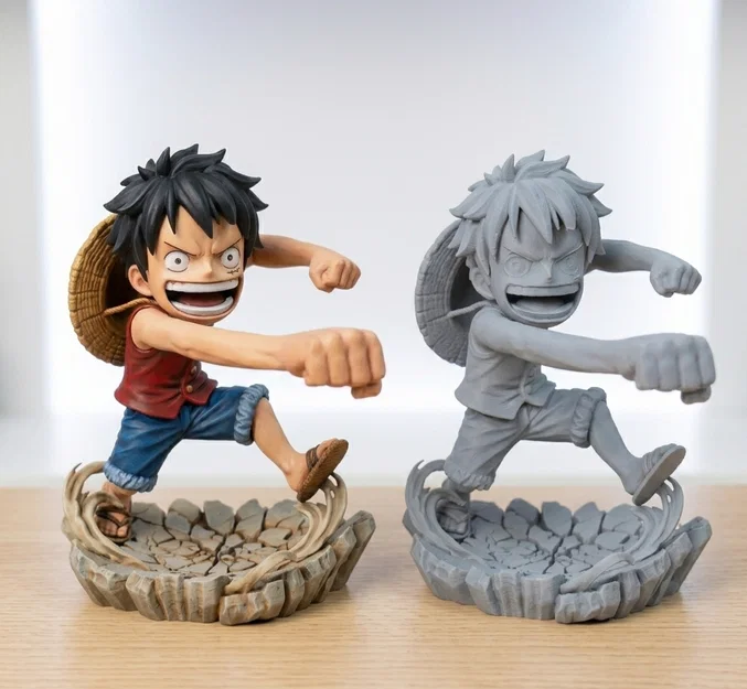 [Độc quyền Maker World] Mô hình Monkey D. Luffy phiên bản trẻ - Image 2