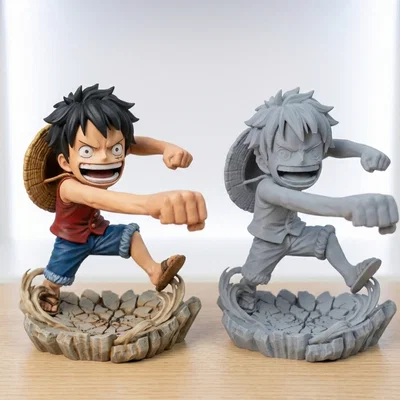 [Độc quyền Maker World] Mô hình Monkey D. Luffy phiên bản trẻ