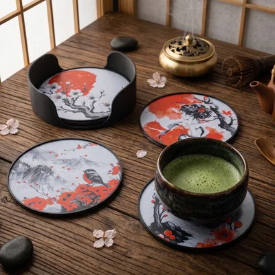 Nghệ thuật Nhật Bản, Bộ đế lót ly Sakura