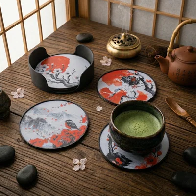 Nghệ thuật Nhật Bản, Bộ đế lót ly Sakura