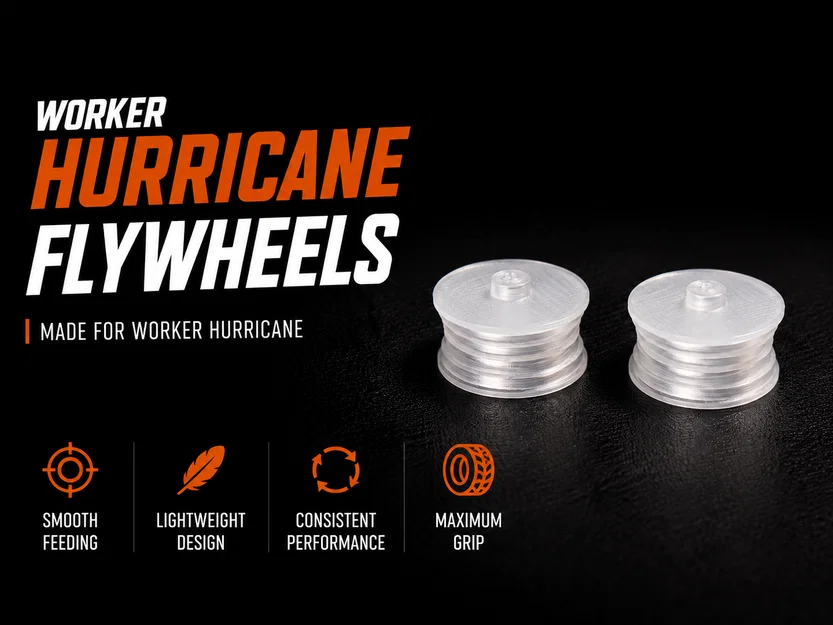 Bánh đà (Flywheels) Trọng Lượng Nhẹ & Độ Bám Cao cho Worker Hurricane - Image 1