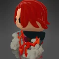 Mô hình 3D Shanks Tóc Đỏ (One Piece) phong cách Funko Pop ấn tượng - Thumbnail 2