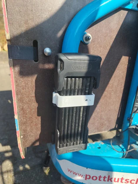Ngàm giữ khóa xe đạp ABUS (Fahrrad Schloss Halter) in 3D - Image 1
