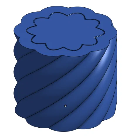 Đồ chơi xoay thư giãn hình hoa (Flower Fidget) in 3D - Image 1