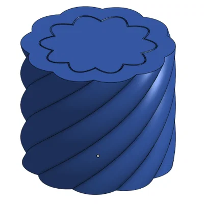 Đồ chơi xoay thư giãn hình hoa (Flower Fidget) in 3D